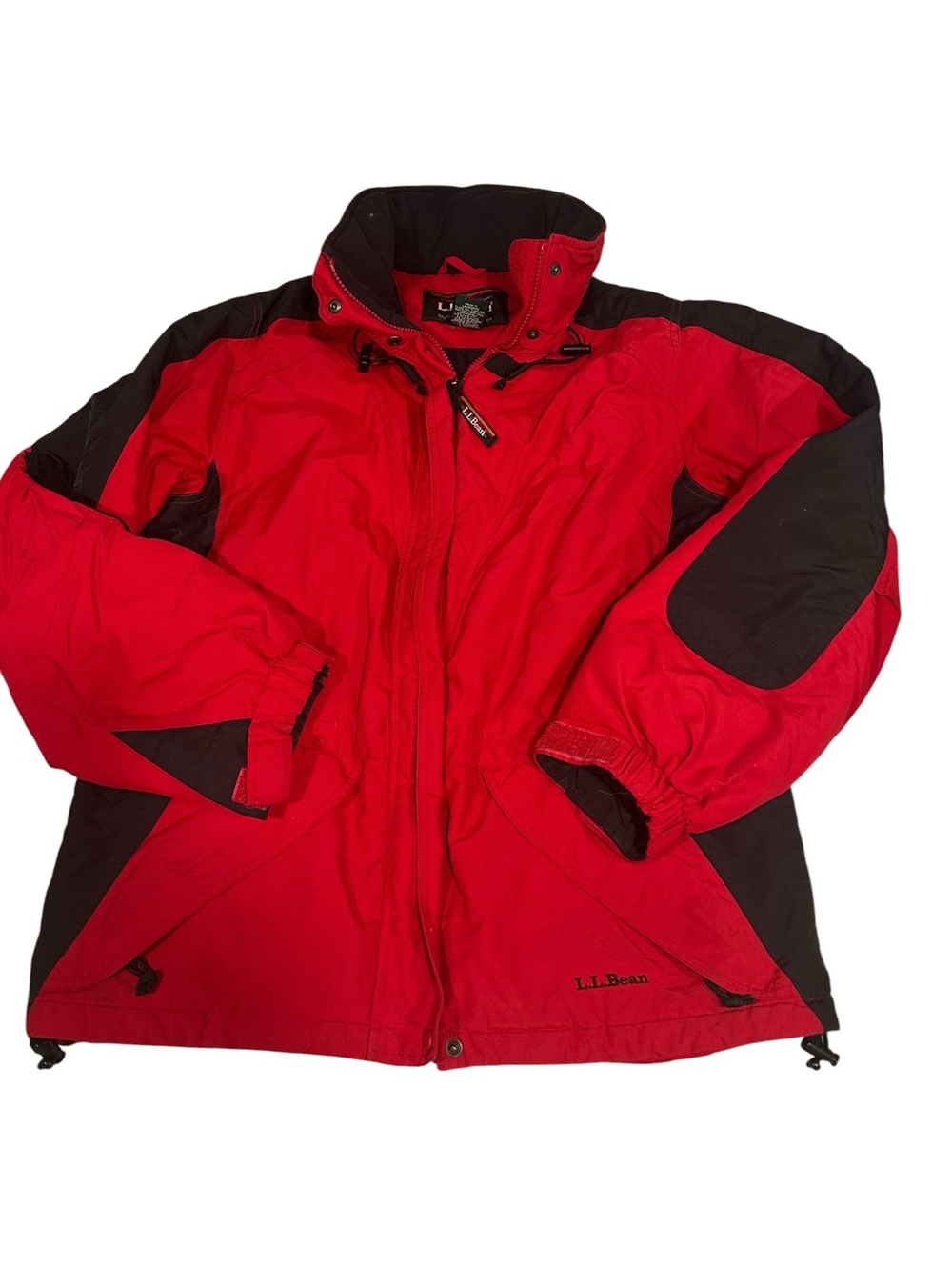 L.L. Bean Red and Black Outdoor Jacket